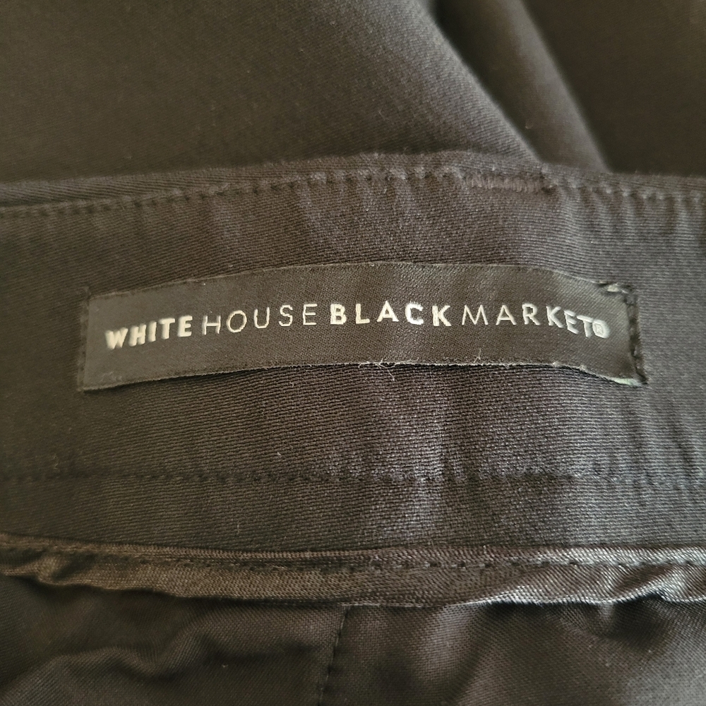WHBM Black The Slim Ankle‎ Pant Size 2 Petite - Picture 5 of 5